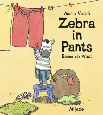 Zebra in pants